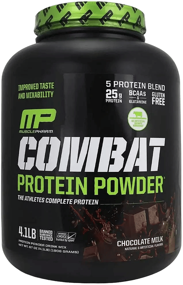 MusclePharm Combat Powder, 4 lb, Chocolate Milk