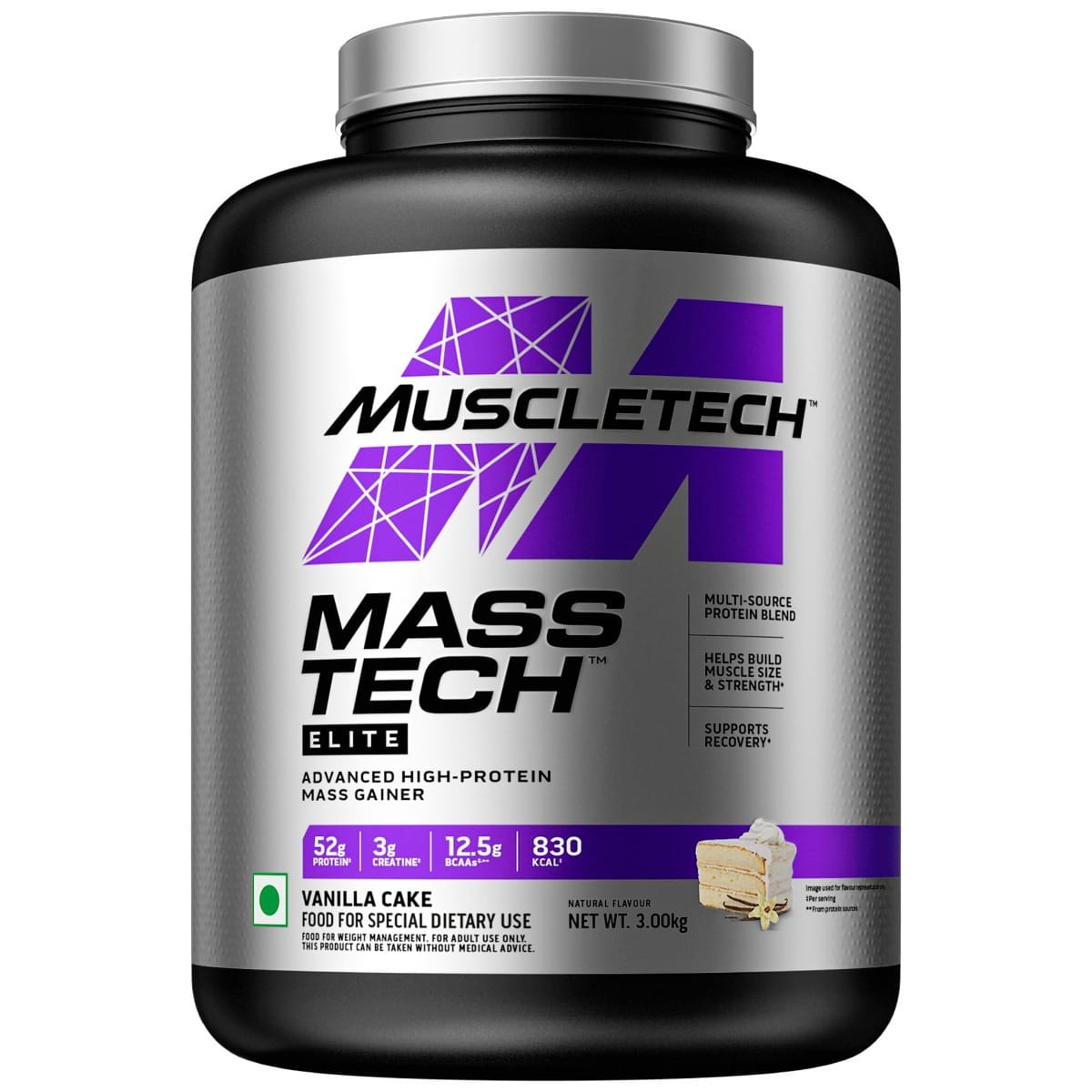 Muscletech Mass-Tech Elite Vanilla Cake 3Kg