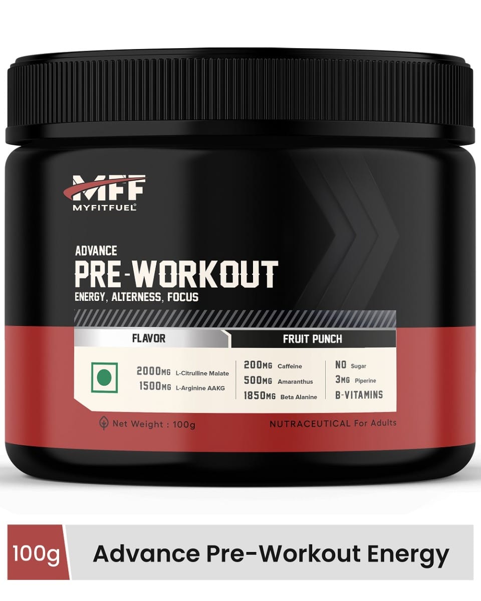 MyFitFuel Advance Pre-Workout, 100gm, Fruit Punch