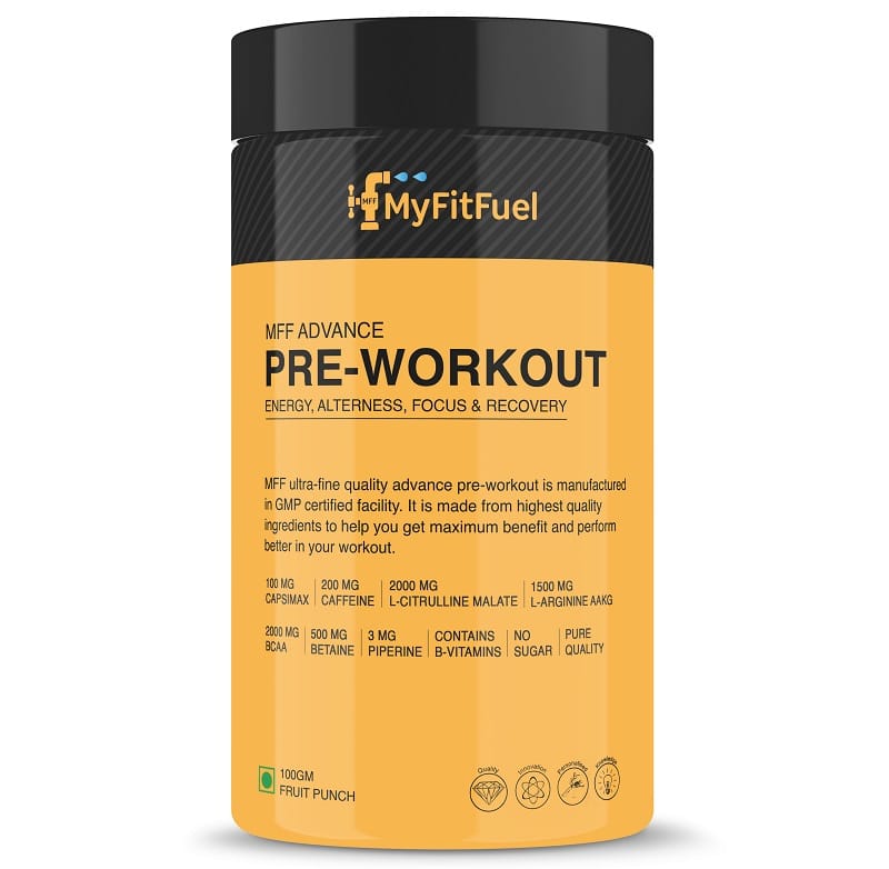 MyFitFuel Advance Pre-Workout, Fruit Punch