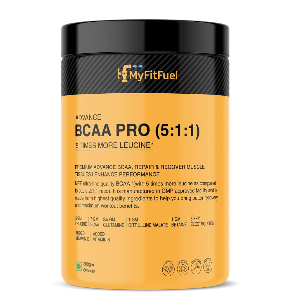 MyFitFuel BCAA 5:1:1 Tangy Orange (200 gm)