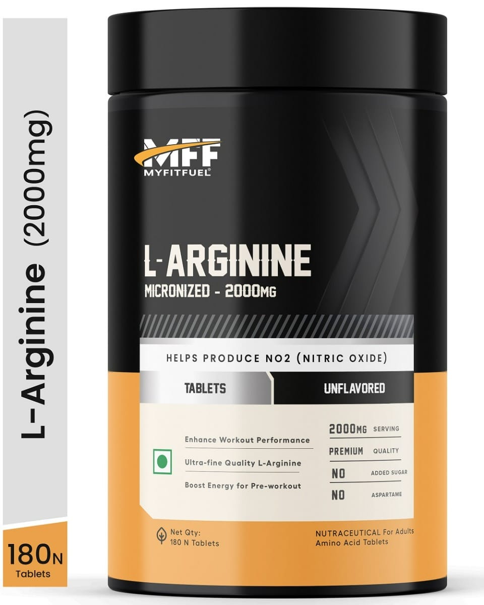 MyFitFuel L-Arginine (2000 gm) 180 Capsules
