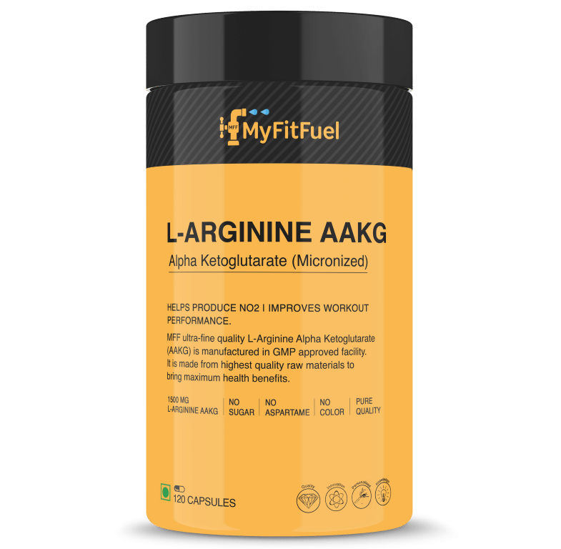 MyFitFuel L-Arginine Alpha-Ketoglutarate (AAKG) (1500 mg) 120 Capsules