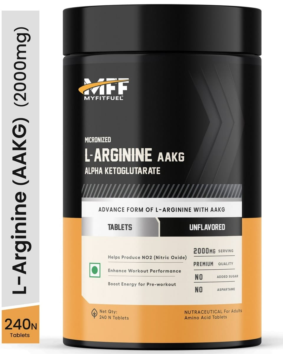 MyFitFuel L-Arginine Alpha-Ketoglutarate (AAKG) (1500 mg) 240 Capsules