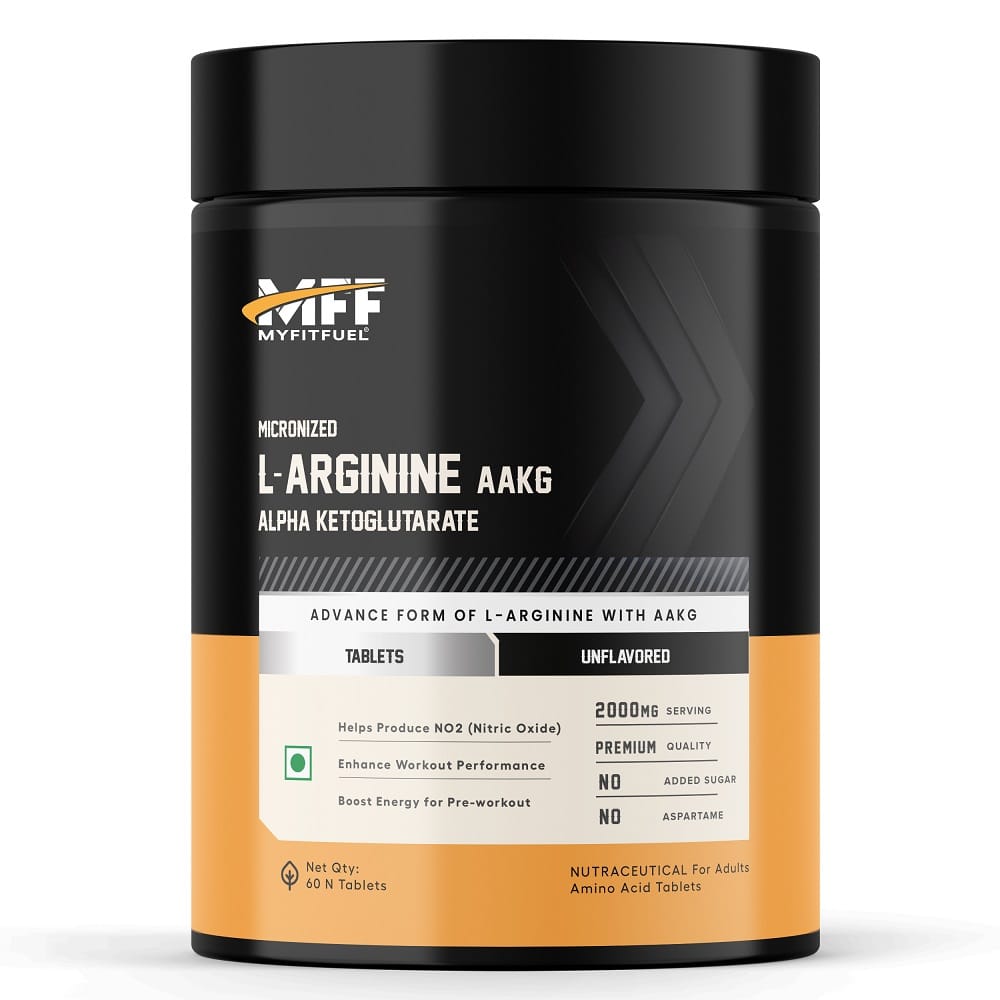 MyFitFuel L-Arginine Alpha-Ketoglutarate (AAKG) (1500 mg) 60 Capsules