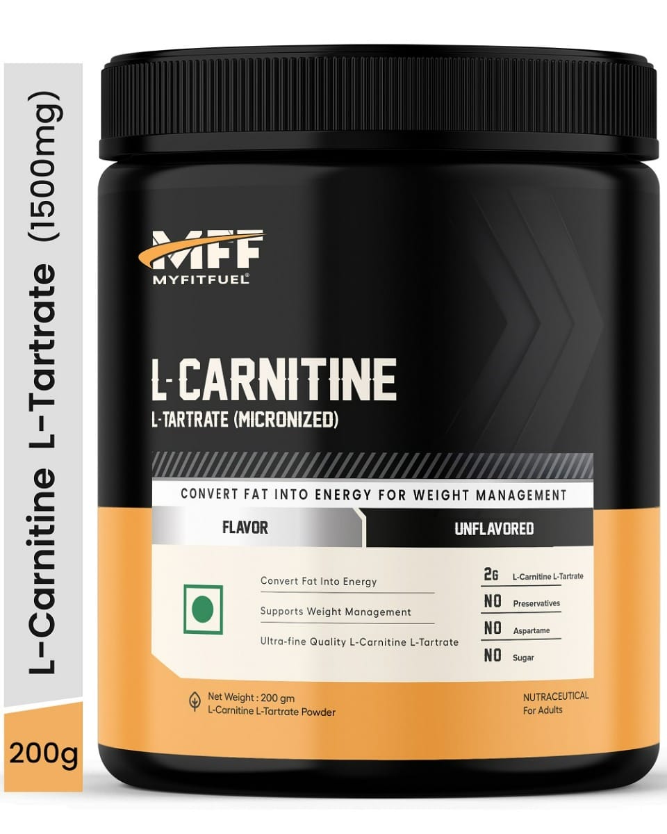 MyFitFuel L-Carnitine L-Tartrate (0.44 lbs) 200 gm (Unflavored)