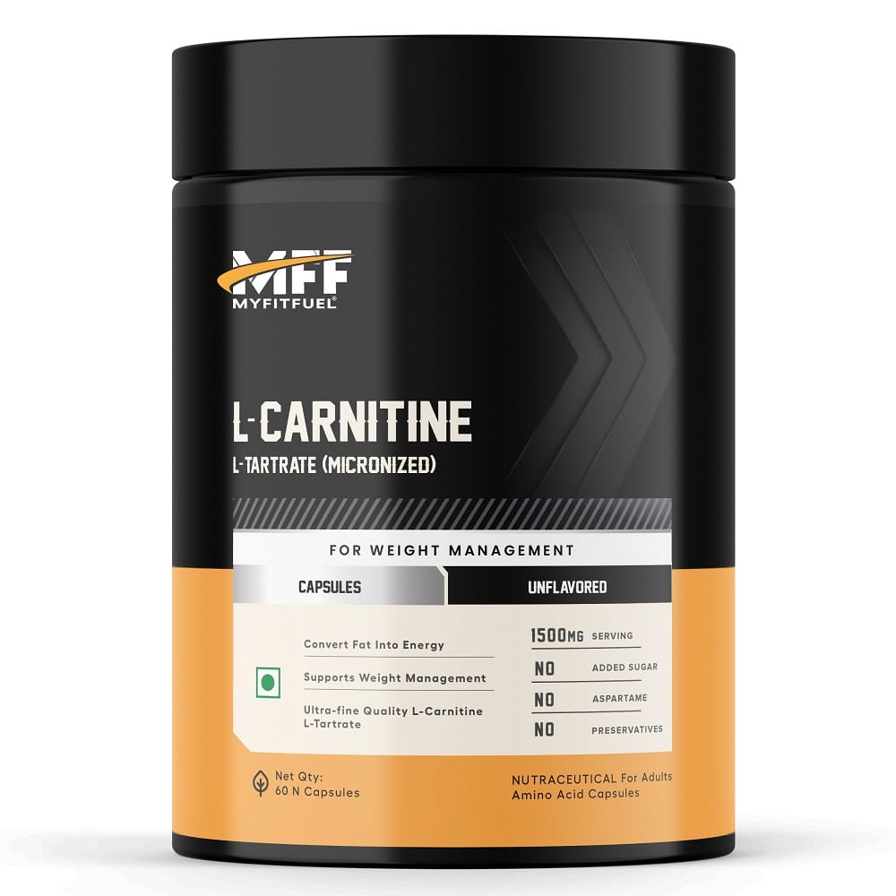 MyFitFuel L-Carnitine L-Tartrate (1500mg) 60 Capsules