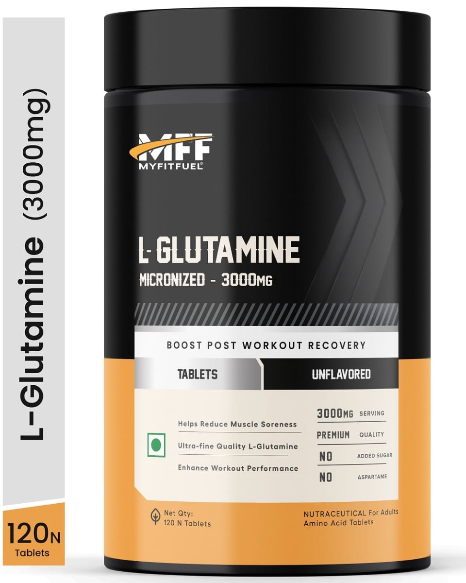 MyFitFuel L-Glutamine (3000 mg) 120 Capsules