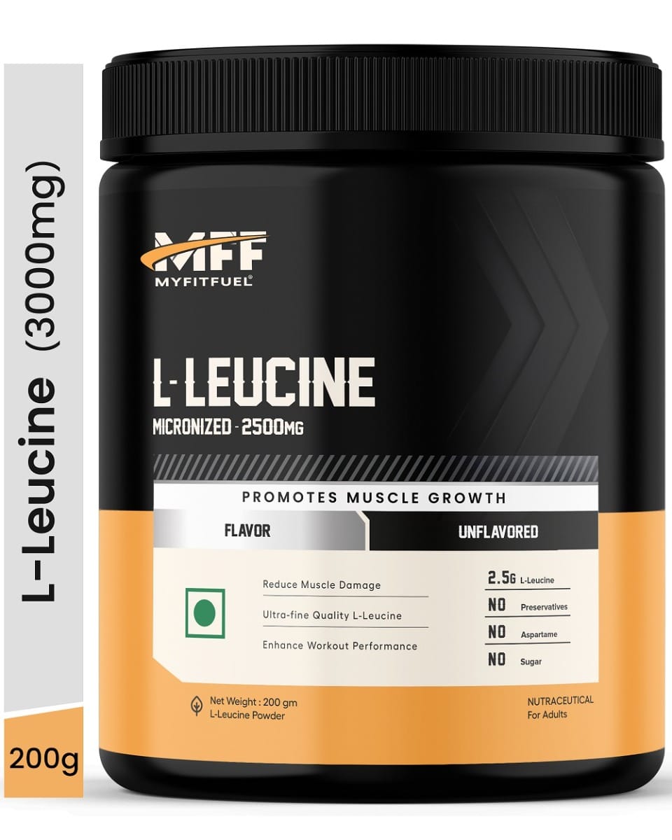 MyFitFuel L-Leucine (0.44 lbs) 200 gm (Unflavored)