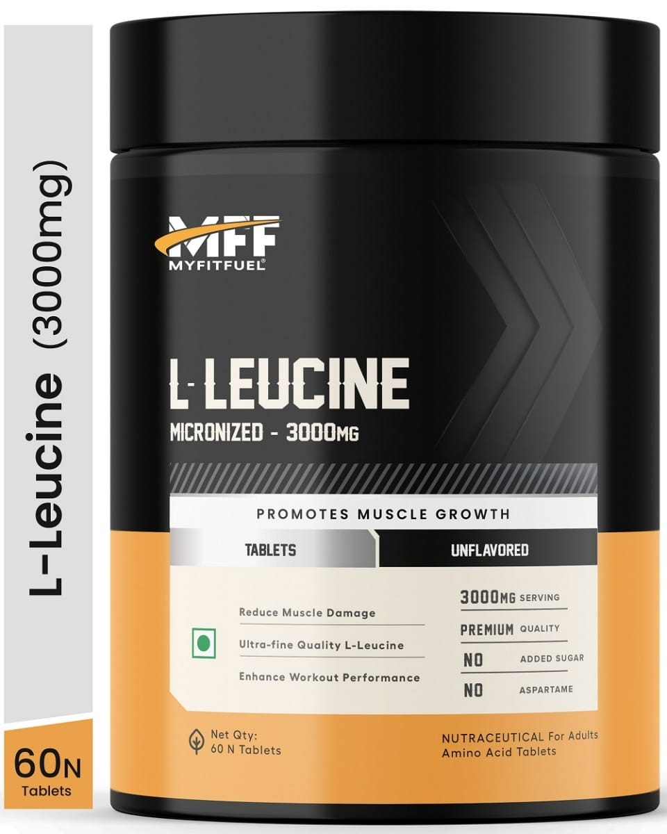 MyFitFuel L-Leucine (3000 mg, 60 Tablets)