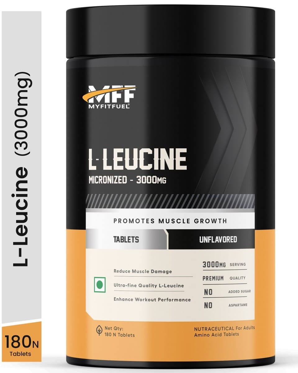 MyFitFuel L-Leucine (3000mg) 180 Capsules