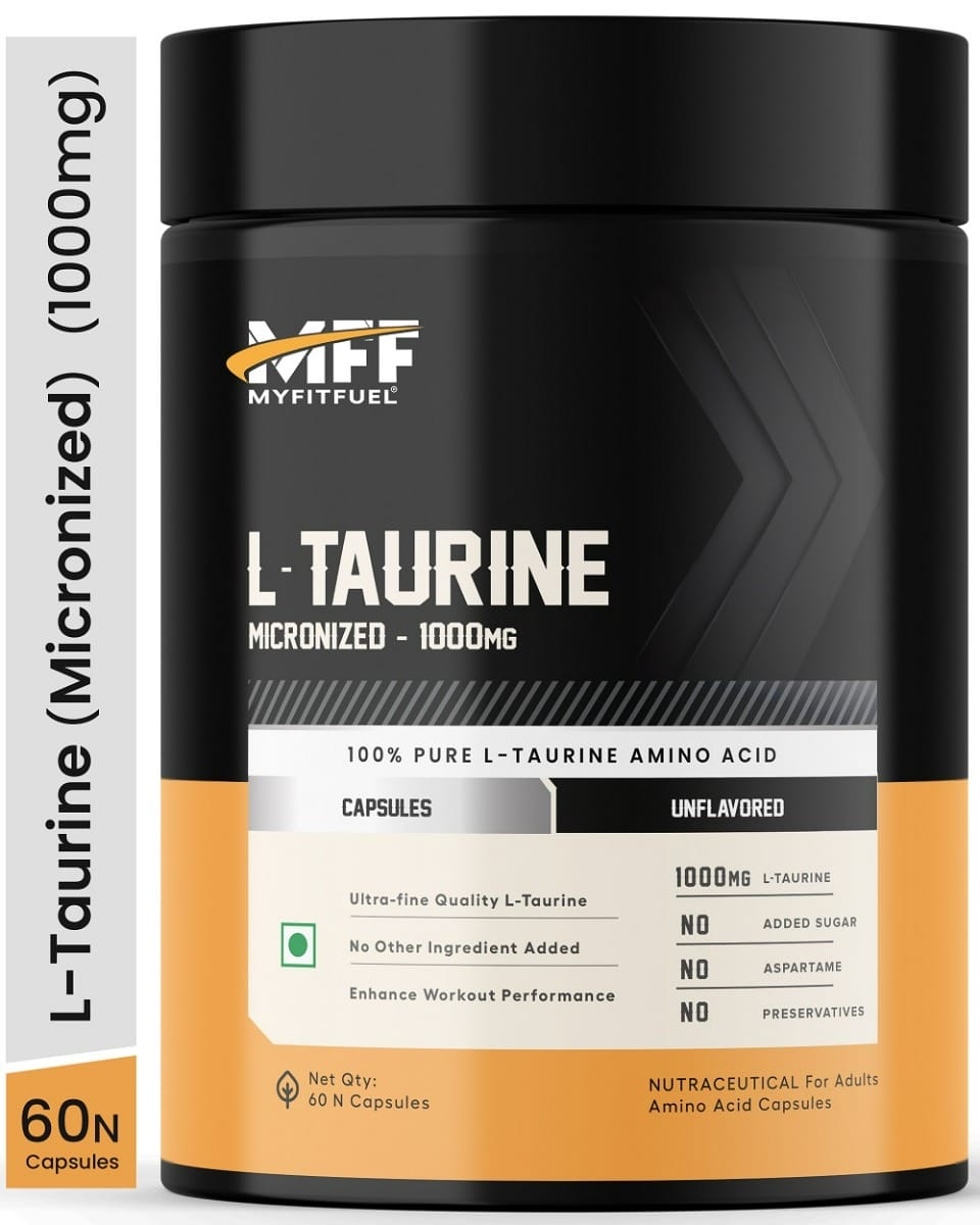 MyFitFuel L-Taurine (1000mg) 60 Capsules