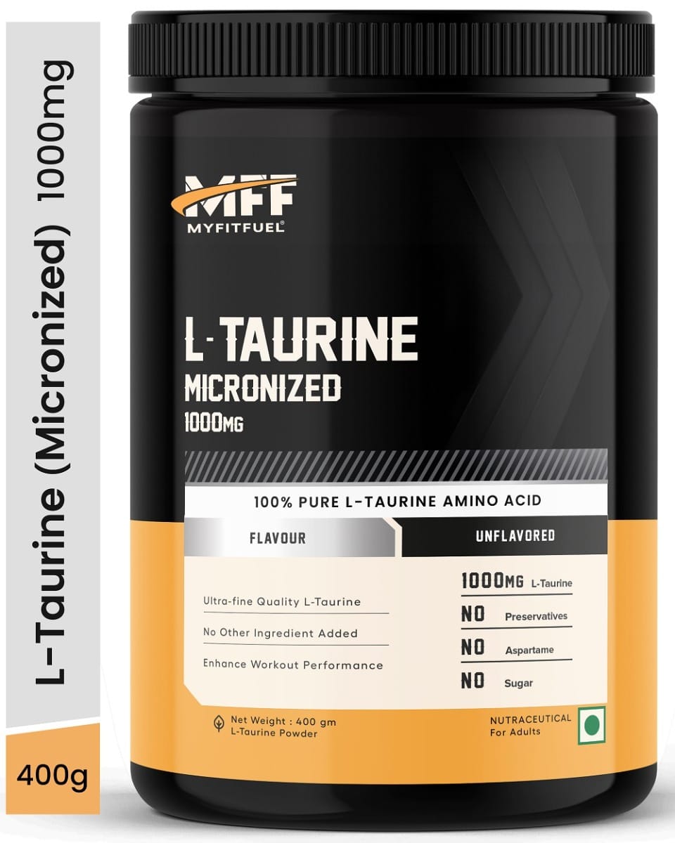 MyFitFuel L-Taurine (400 gm) Unflavoured