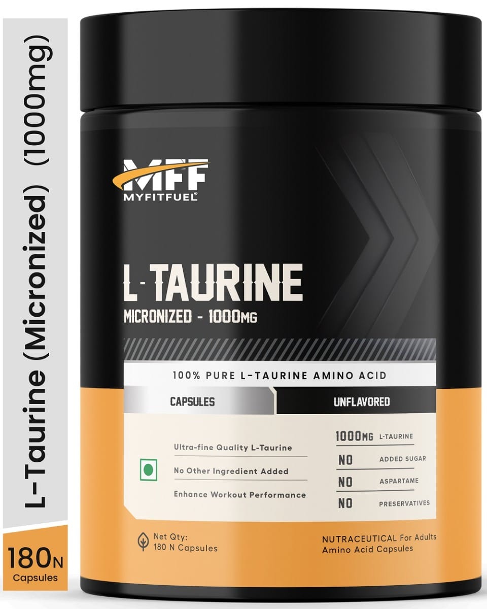 MyFitFuel L-Taurine (500mg) 180 Capsules