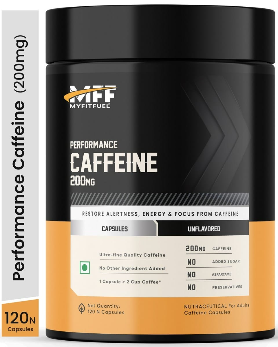 MyFitFuel Performance Caffeine, (200mg), 120 Capsules