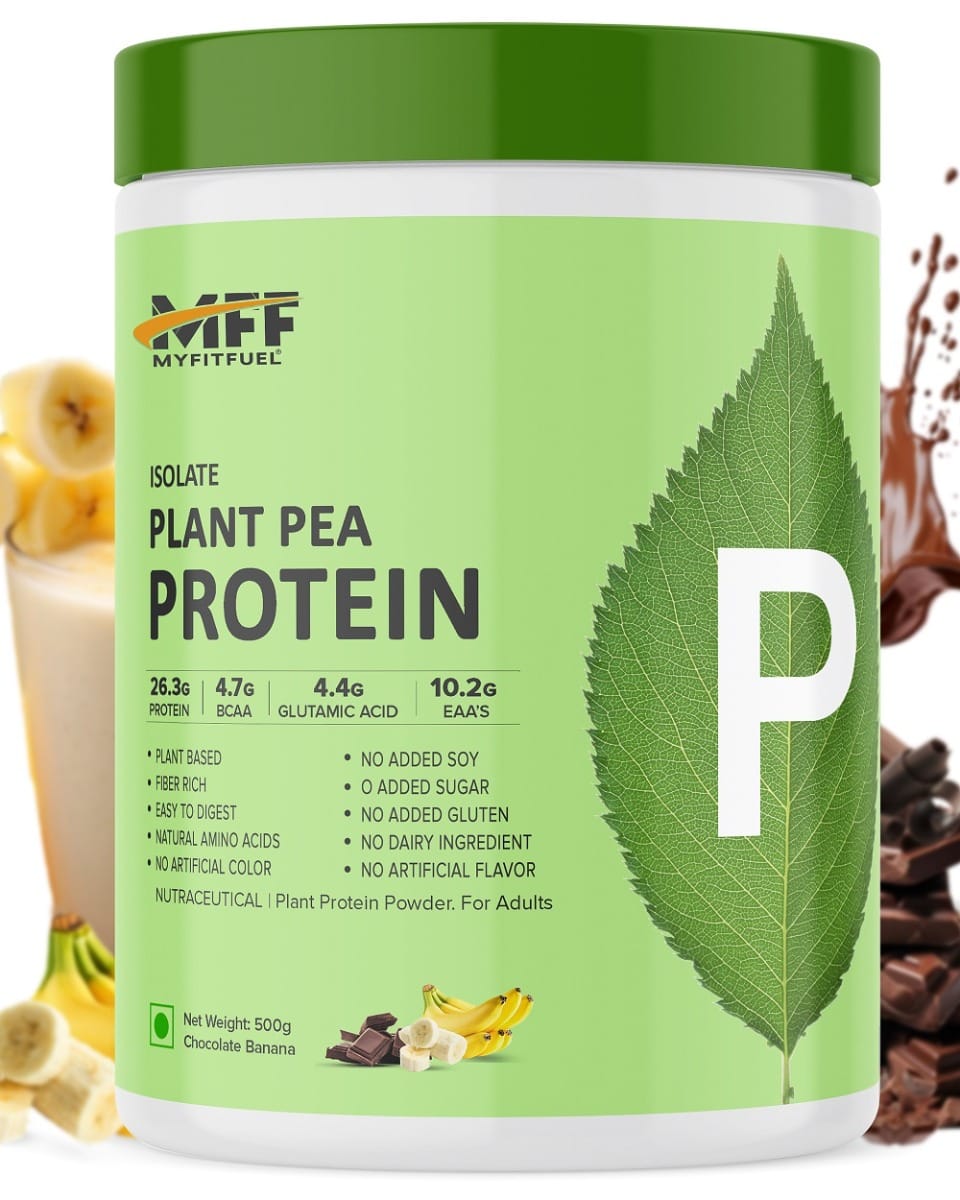 MyFitFuel Plant Pea Protein Isolate | 500g, (Chocolate Banana)
