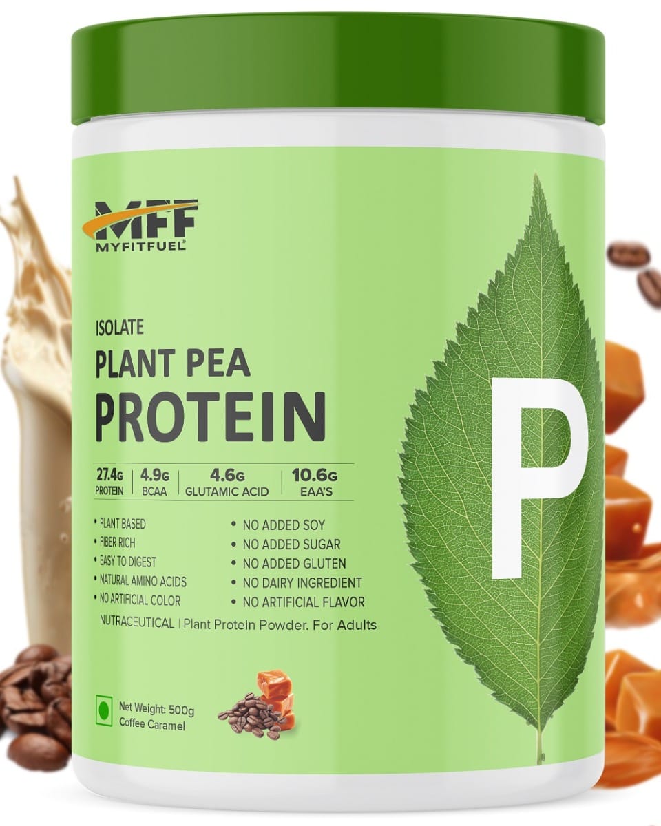 MyFitFuel Plant Pea Protein Isolate | 500g, (Coffee Caramel)
