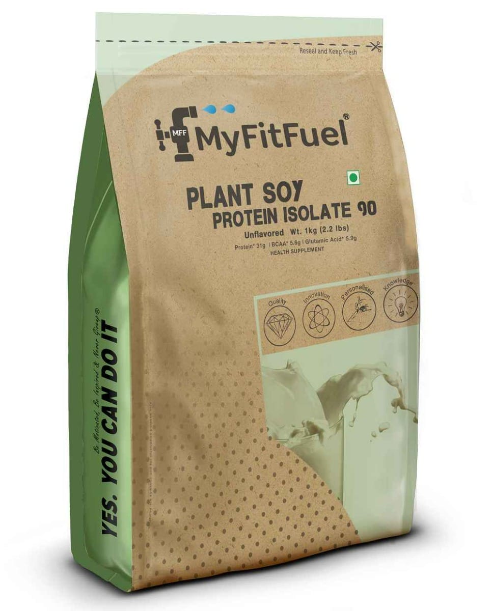 MyFitFuel Plant Soy Protein Isolate 90 | Pure Soy | 1 Kg, 28 Servings