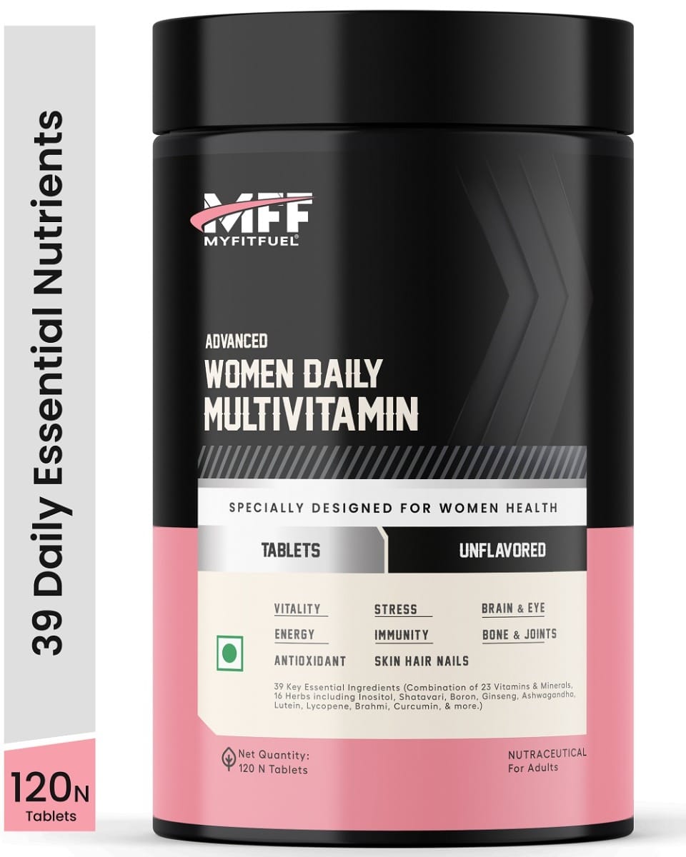 MyFitFuel Women Advance Daily Essential Multivitamin 37 Herbs, Vitamins, Minerals 180 Cap