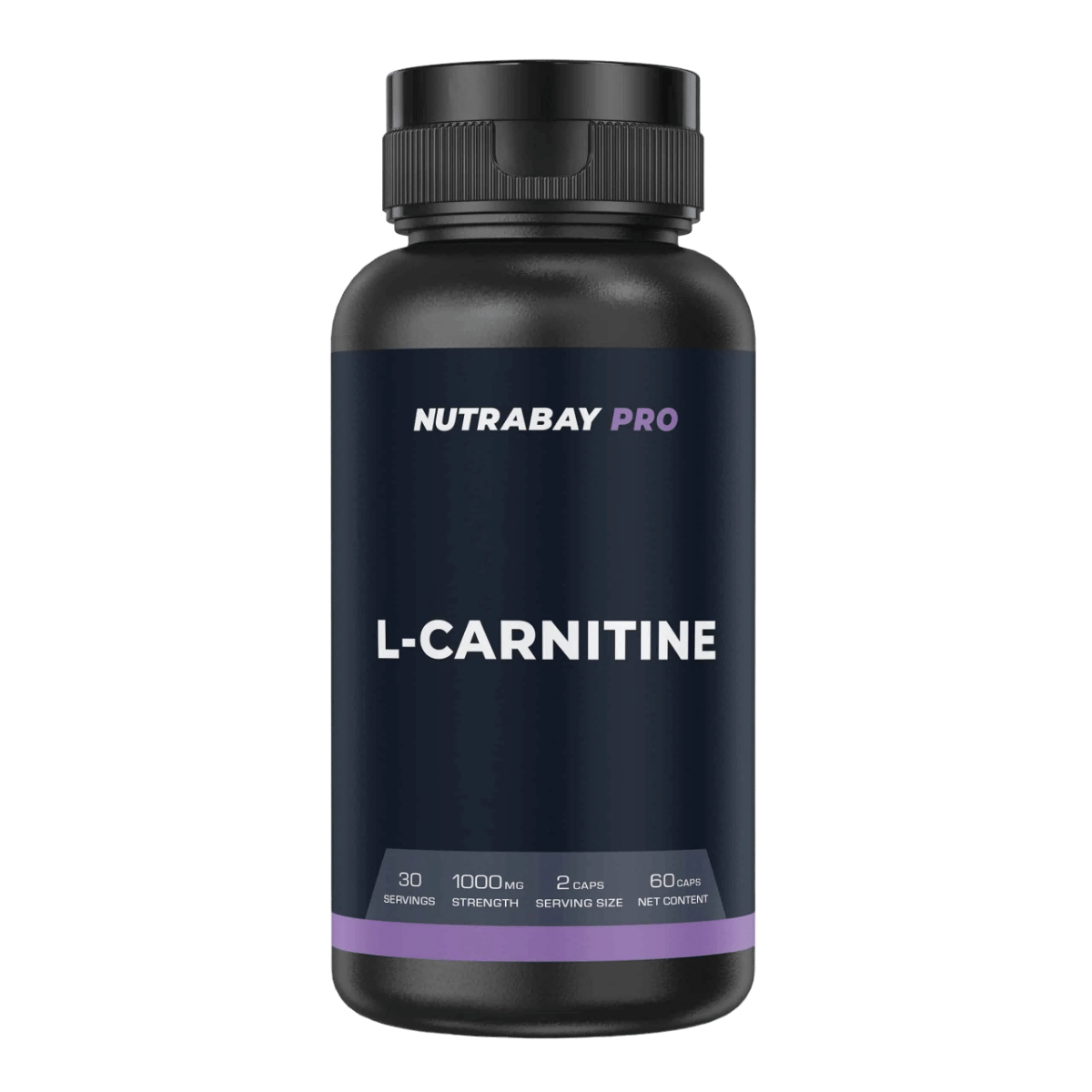 Nutrabay Pro L-Carnitine - 1000Mg, 60 Veg Capsules |Helps Convert Fat Into Energy, Supports Muscle Recovery, Pre Workout Supplement For Men & Women