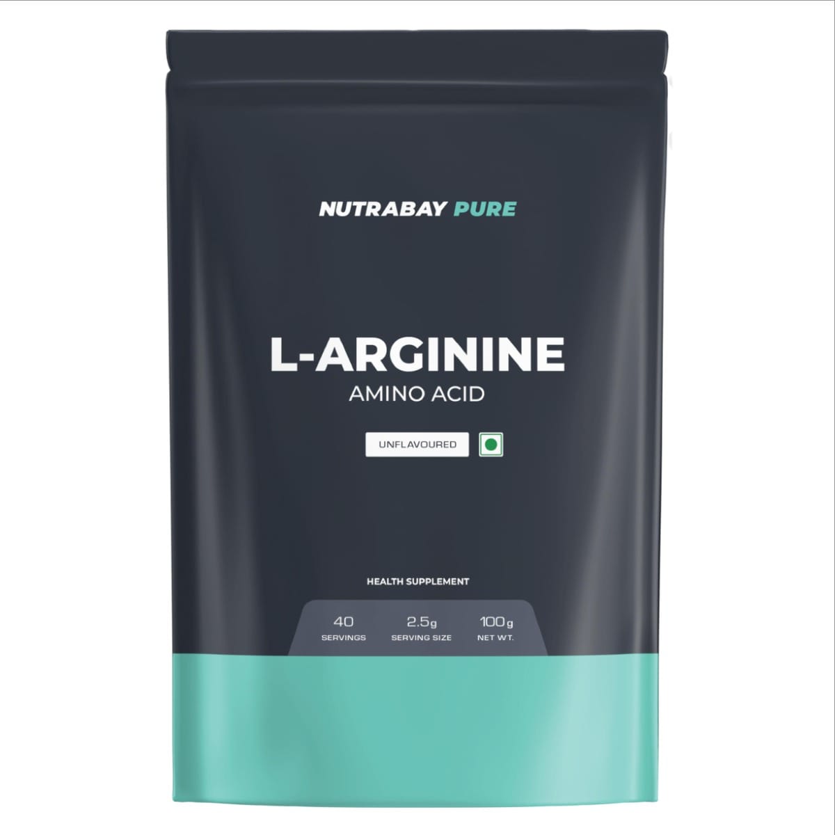 Nutrabay Pure 100% L-Arginine Powder - Muscle Building Amino Acid, Faster Recovery, Reduce Fatigue & Build Endurance, Pre Workout supplement for Men & Women - 100g, Unflavoured