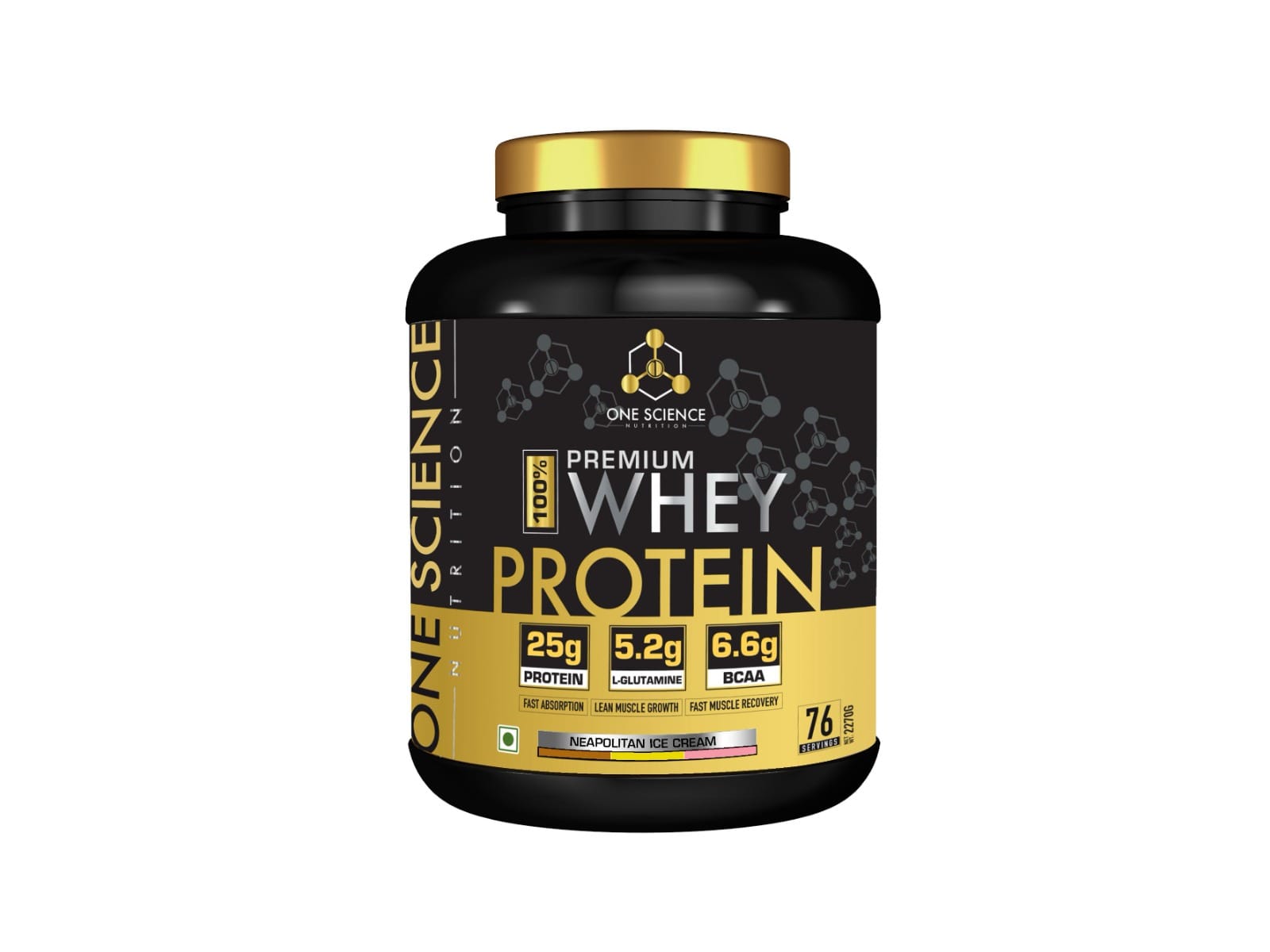 One Science Nutrition (OSN) Premium Whey Protein | 76 Serving | 25g Protein | Muscle Recovery | Fast Absorption - 5 lbs - Chocolate Charge 2.27kg