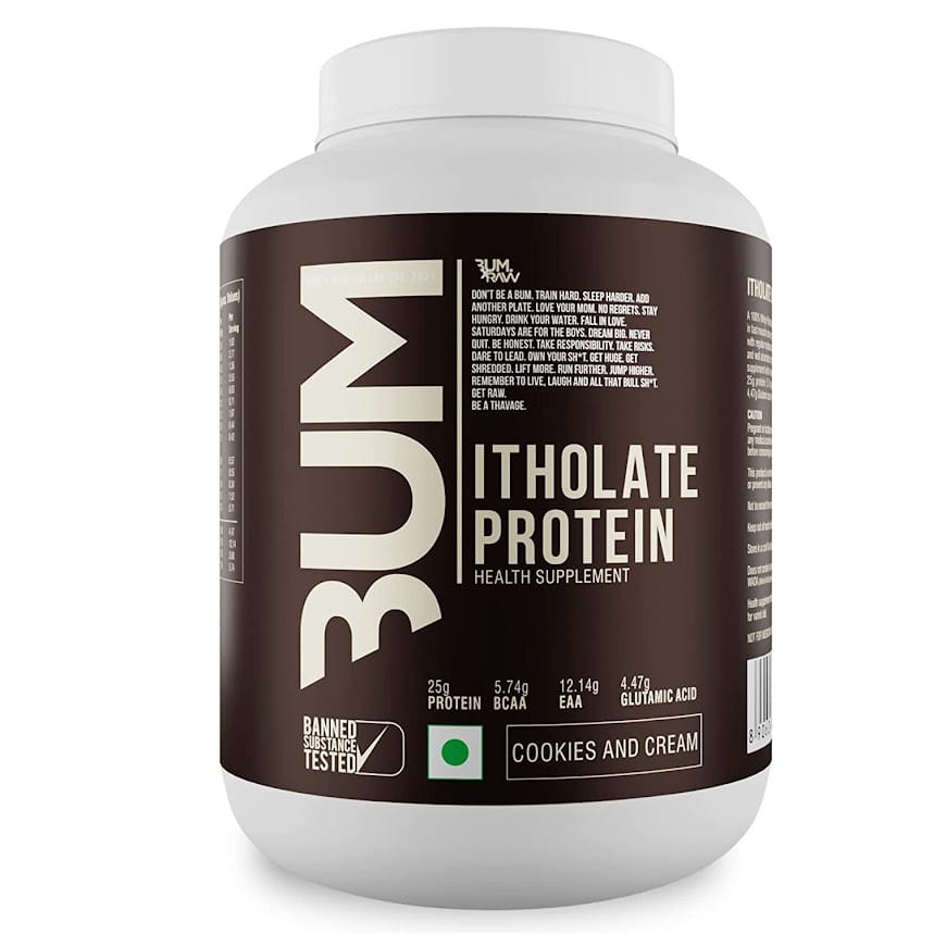 RAW CBUM Itholate Whey Protein Powder | Naturally Flavored Protein Whey Isolate, Post Workout Powder Supplement | Formulated & Flavored by Chris Bumstead (Chocolate, 1kg)
