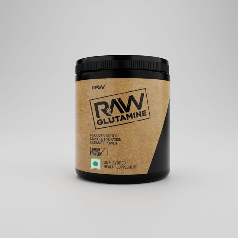 Raw L-Glutamine for Muscle Growth and Recovery-250g,Powder(50 Servings)