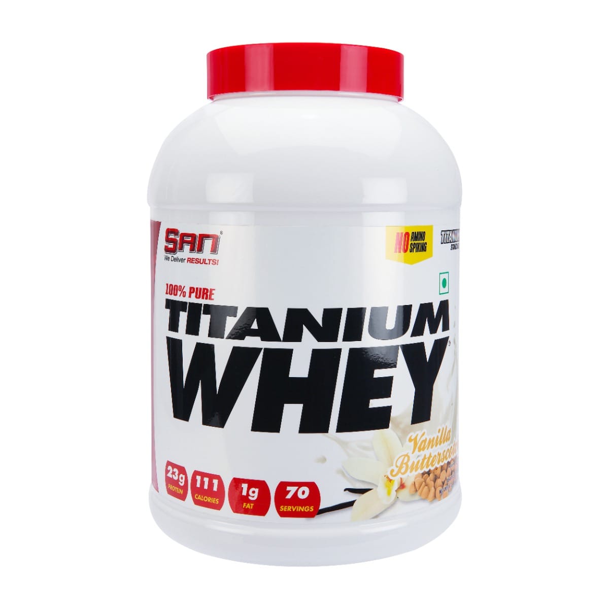 San 100% Pure Titanium Whey - Vanilla Butterscotch - 2.1Kg