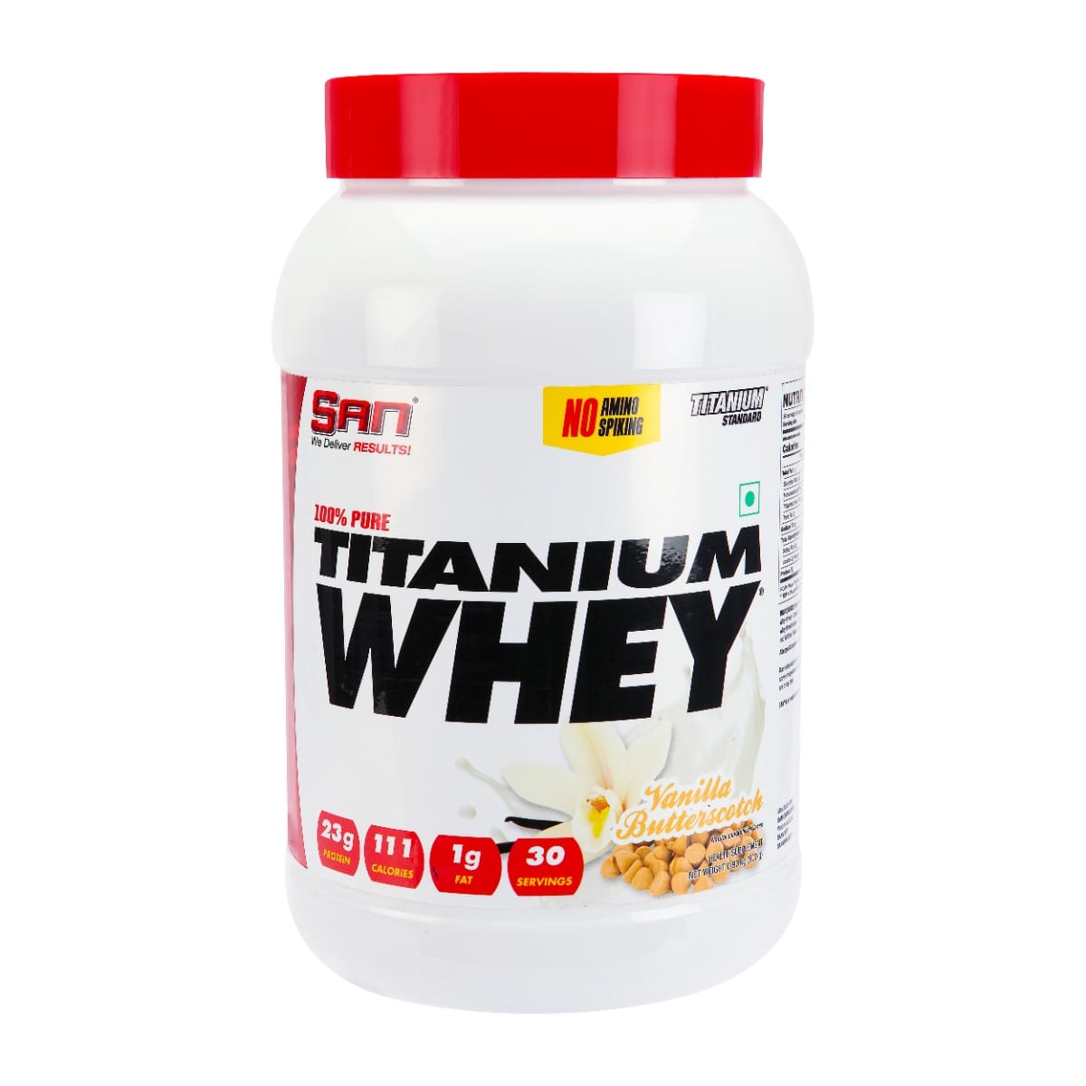San 100% Pure Titanium Whey - Vanilla Butterscotch - 900g