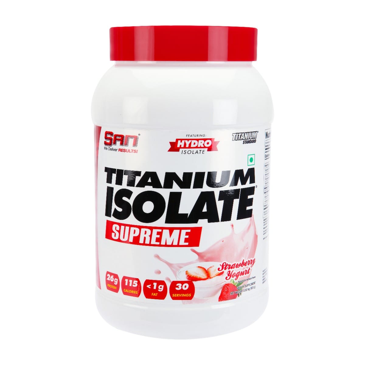 San Titanium Isolate Supreme - Strawberry Yogurt