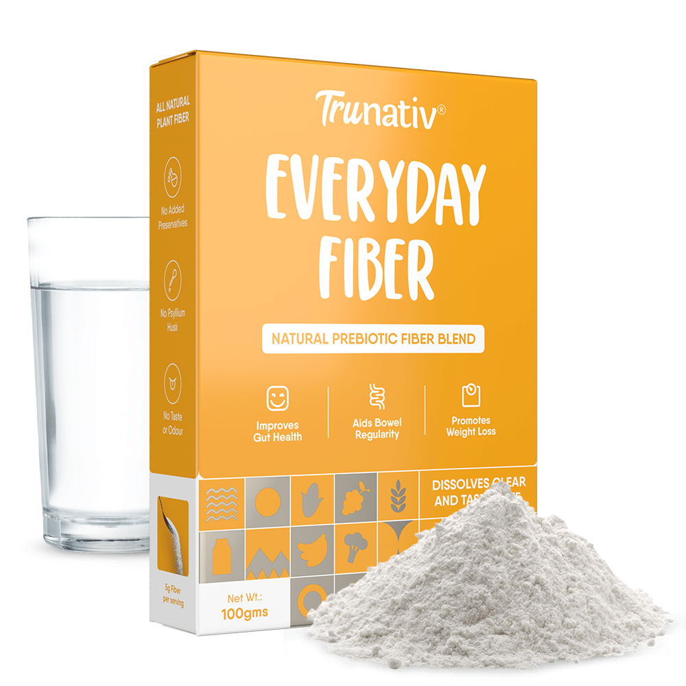 TruNativ Everyday Fiber | Enhances Digestive Health | Plant based Fiber | Family Freindly | Non-GMO | Helps Control Blood Sugar Levels | Gluten Free | Dissolves Clear | Unflavored