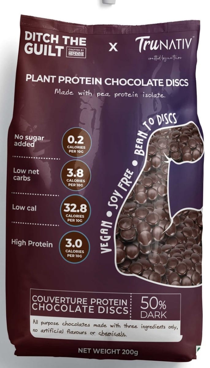 TruNativ x DTG Vegan Protein Minis - Sugar Free Couverture Plant Protein Rich Chocolate