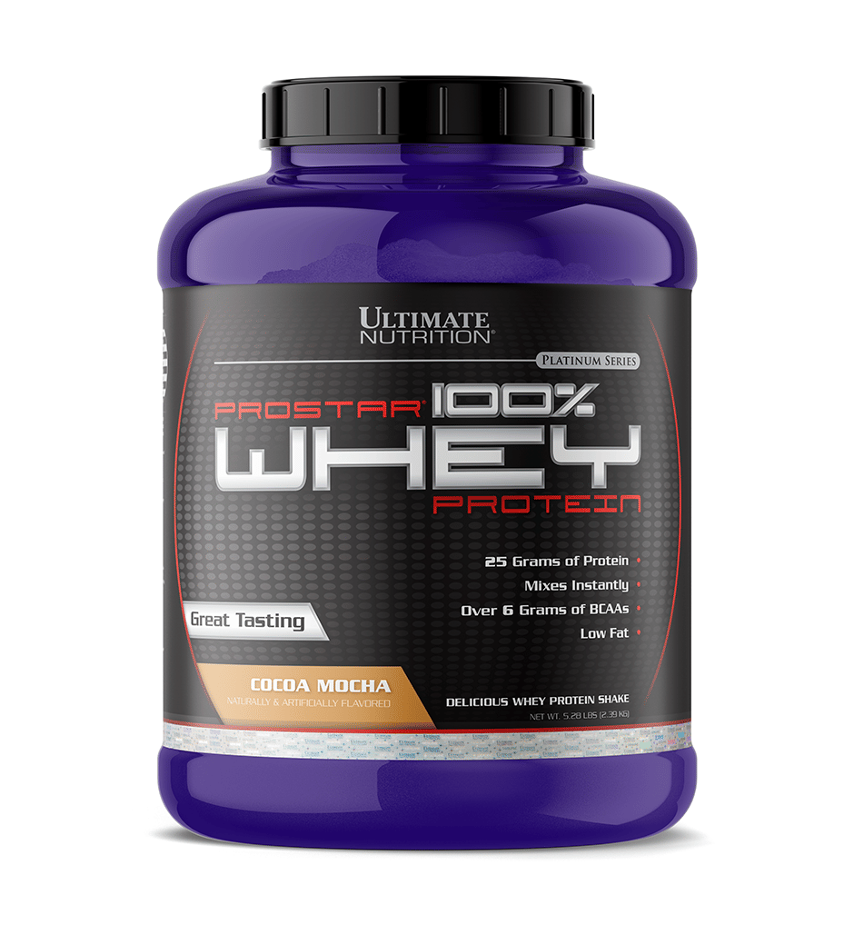 Ultimate Nutrition Prostar 100% Whey Protein, 5.28 lb, Cocoa Mocha