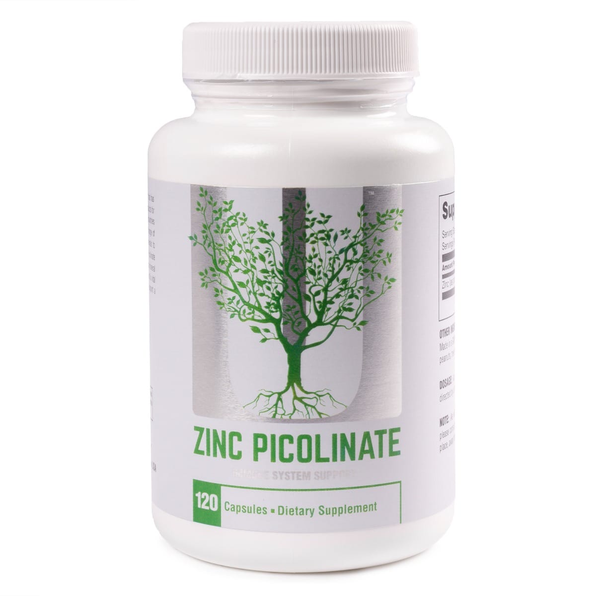 Universal Nutrition Zinc Picolinate, 120 Capsules 180g - Unflavoured