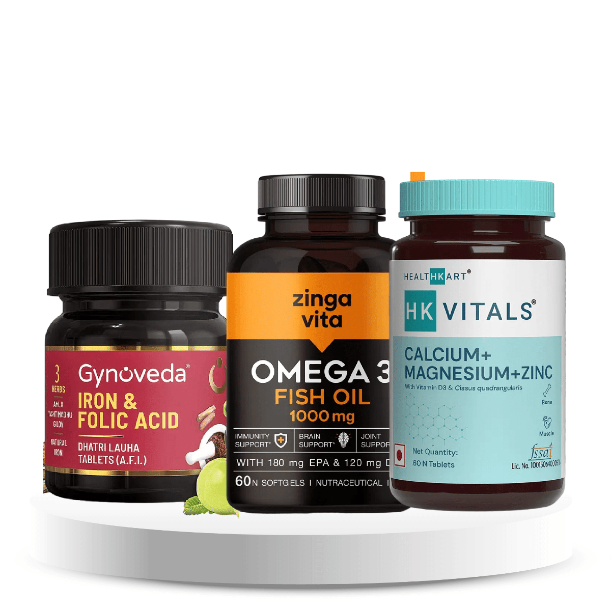 All-In-One Women's Essentials (Omega 3 + Iron + Folic Acid +Zinc & More)