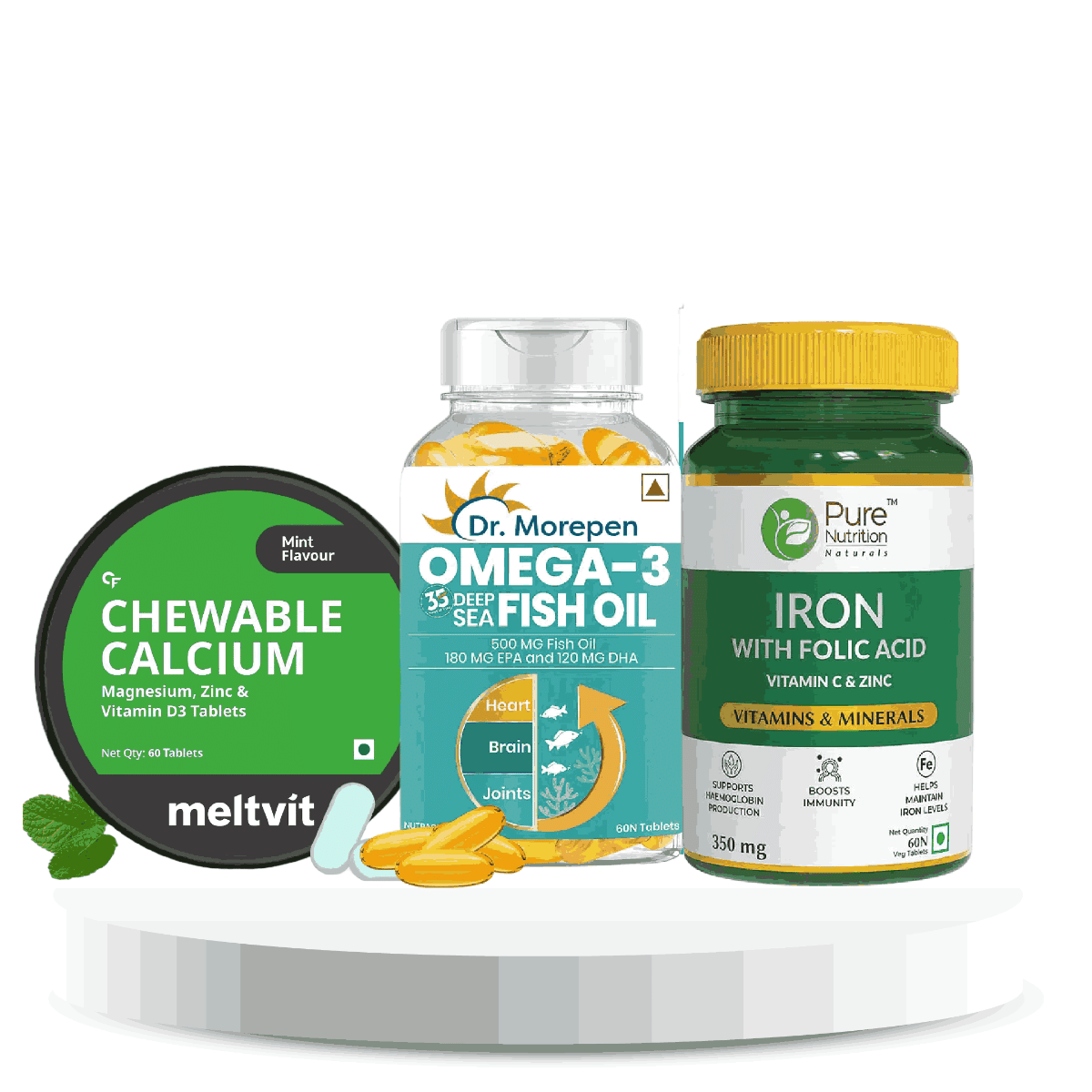 Complete Care for Her (Omega-3, Folic Acid, Calcium & Vitamin-D3)