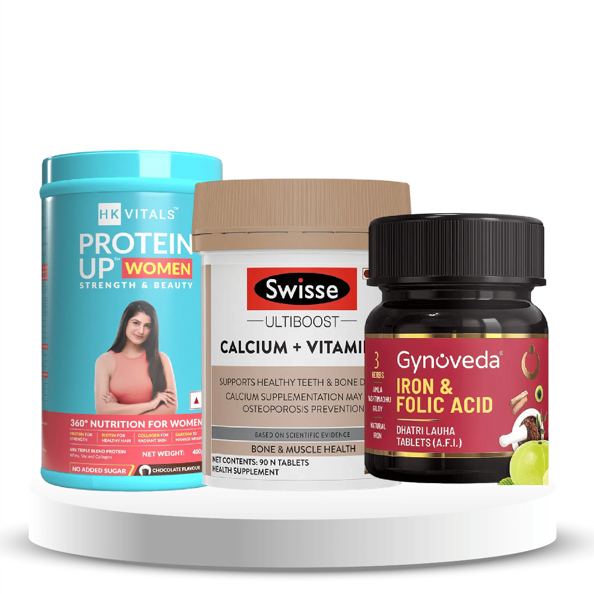 Complete Care for YoungHer: (Protein + Ca & Vit D + Iron & Folic acid)