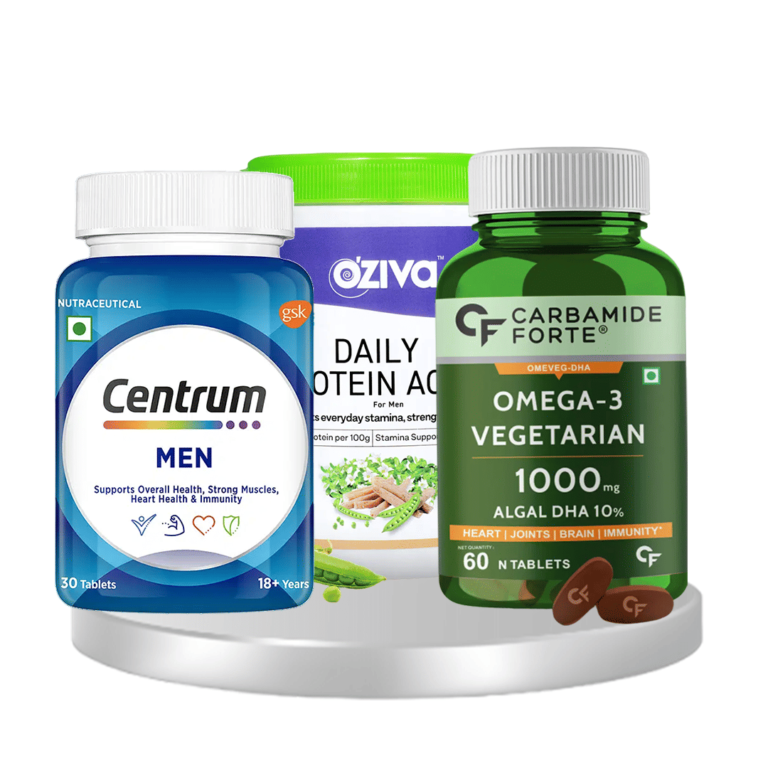 Everyday Essentials for Him (Biotin, Iron, Zinc, Omega 3, Multivitamins & Many More)