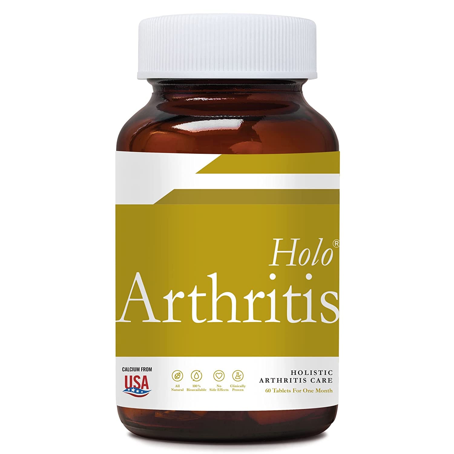 Holo Arthritis-For Knee & Joint Support, Neck & Back Pain Relief - 60 Tablets