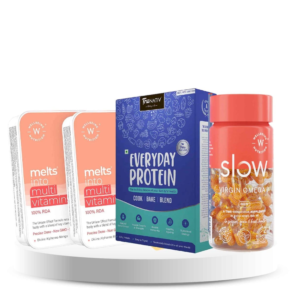 Multivitamin+ Protein+ Fish Oil Omega-3