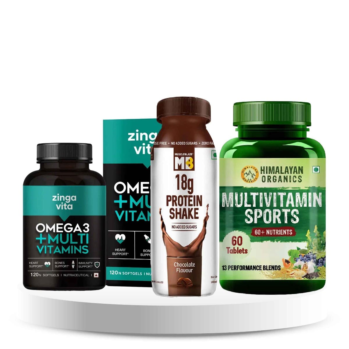 Multivitamin+ Protein+ Omega 3 with Multivitamin