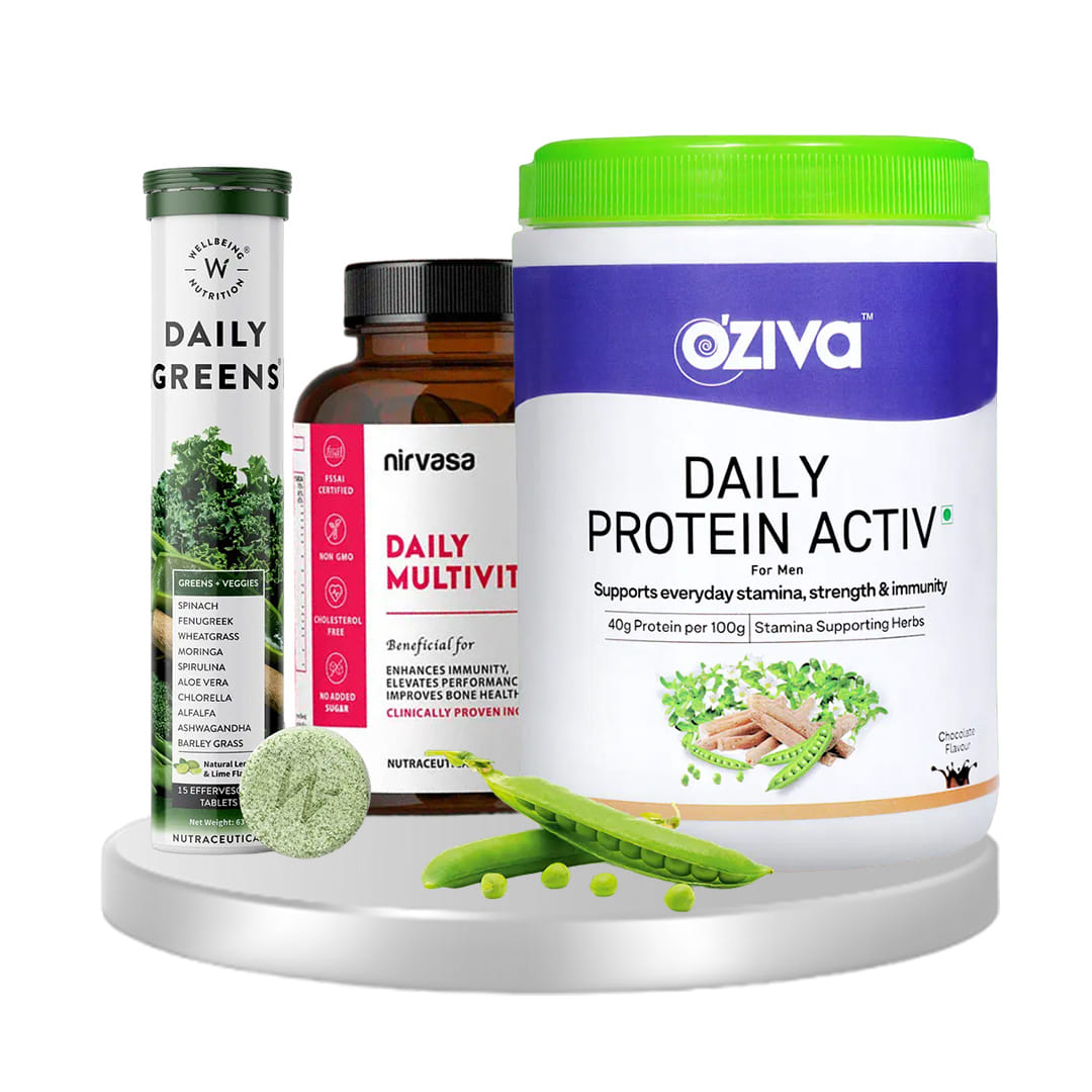 Advanced Health for Men (Protein + Fish Oil + Multivitamin)