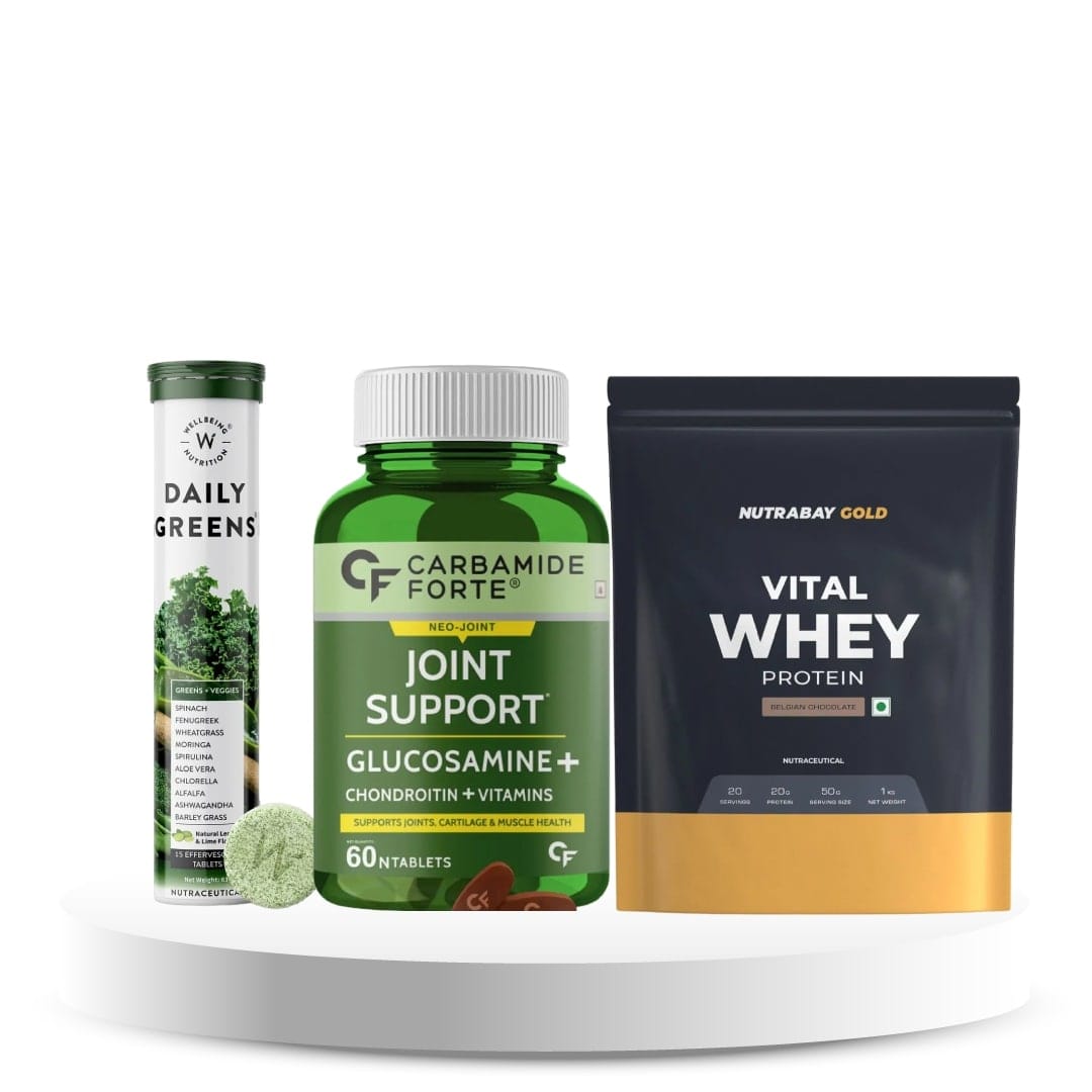 Prime Starters Pack :(Protein+Multivitamin +Chonodroitin sulphate and glucosamine)
