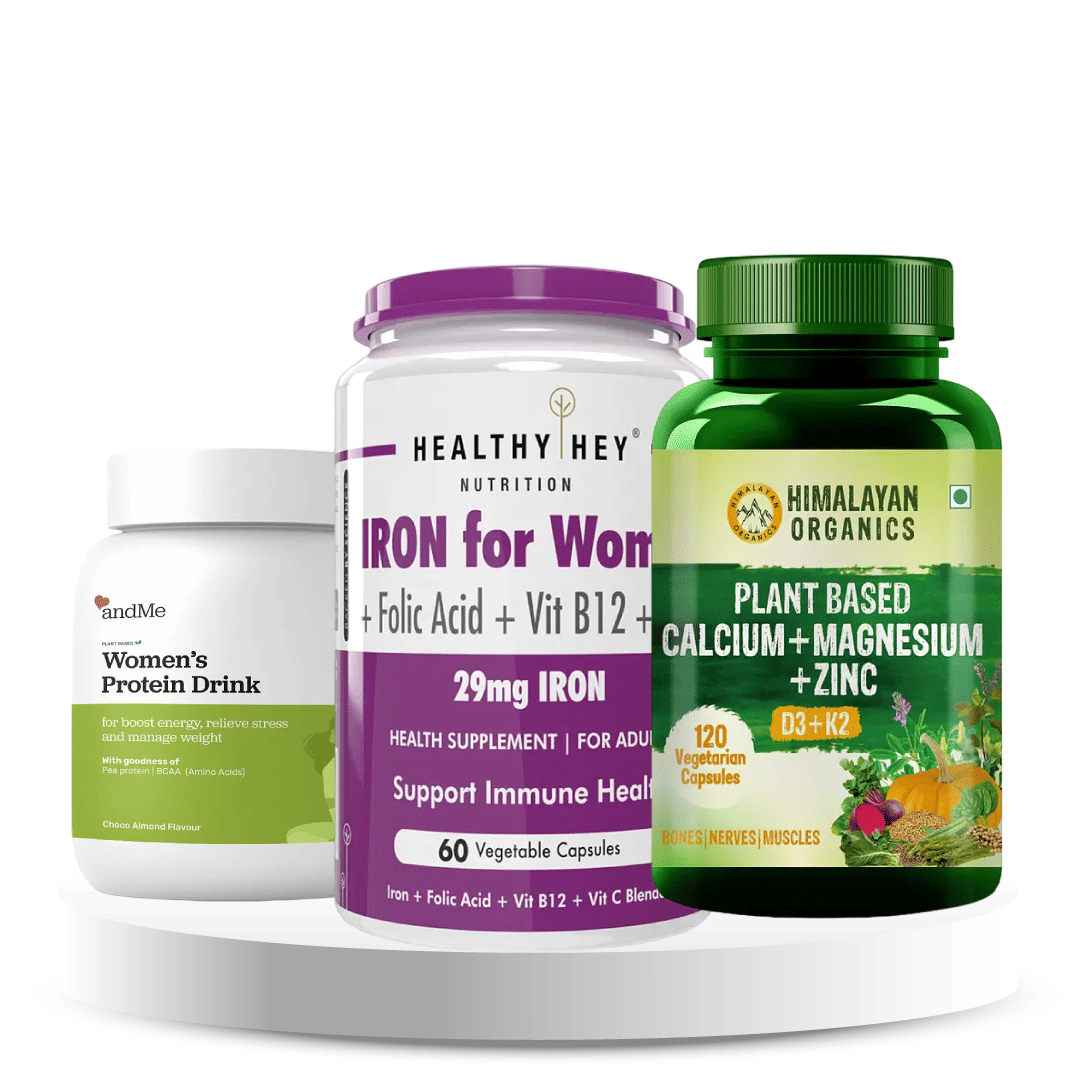 Total Wellness Armour (Iron + Protein + Ca,Mg,Zn)