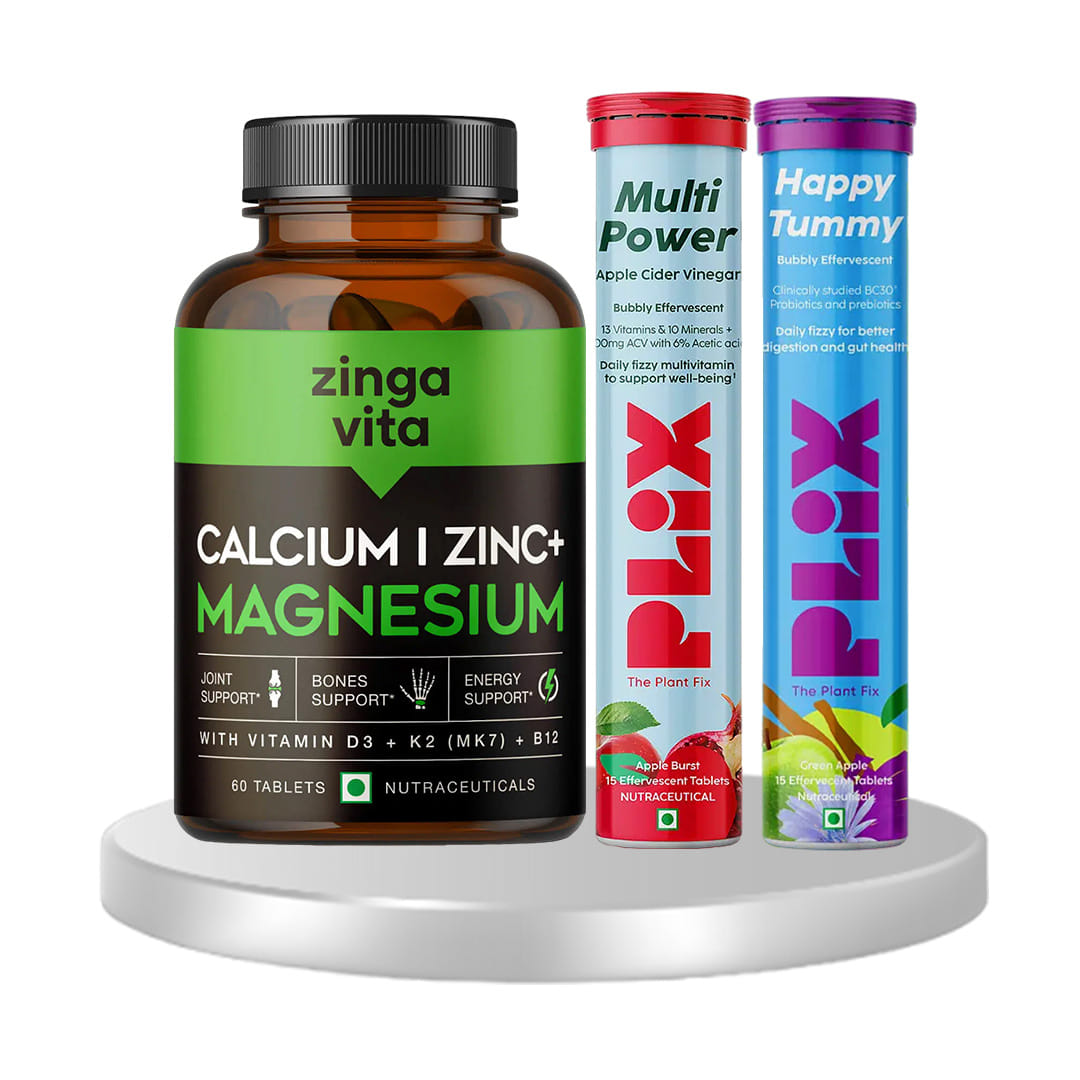 Mobility Boost Pack ( Multivitamin + ACV + Zinc + Vit D + Calcium + Vit B12 & More)
