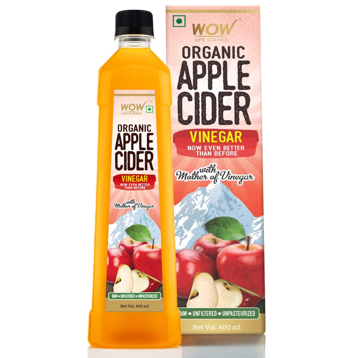 WOW Life Science Organic Apple Cider Vinegar