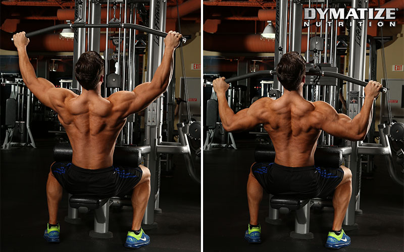 Dymatize Athlete Exercising