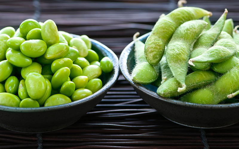soy beans - a good, cheap protein source