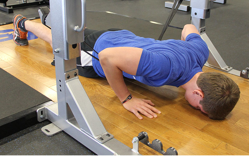 Banded Pushups gym Hack